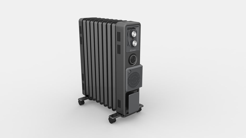 2.4kW Oil Free Column Heater with Timer & Turbo Fan