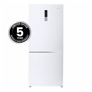 CHiQ CBM432W 432L Bottom Mounted Fridge/Inverter Technology(White)