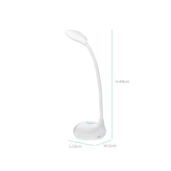 mbeat actiVIVA OFMB-ACA-LED-Q10 LED Desk Lamp with Colour Charging Base