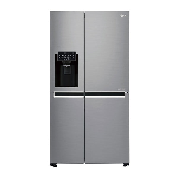 LG GSL668PNL 668L Side by Side Fridge with Non Plumbed Ice & Water Dispenser